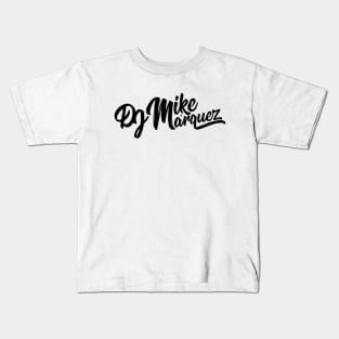 DJ Mike Marquez (Black Logo) Kids T-Shirt